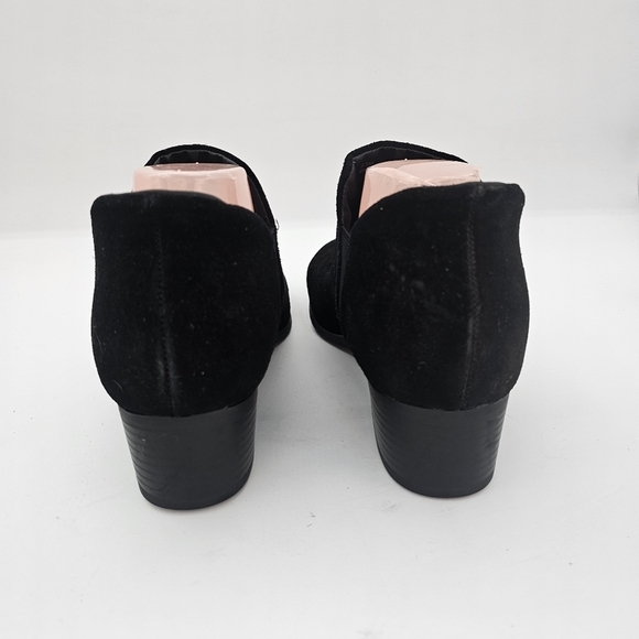 Kenneth Cole Reaction Side EZ-ON Ankle Booties Black Suede Women’s Size 9.5 - Picture 6 of 15